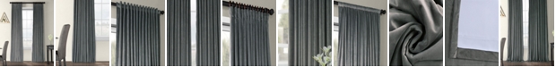 Exclusive Fabrics & Furnishings Signature Extra Wide Blackout Velvet 100" x 108" Curtain Panel